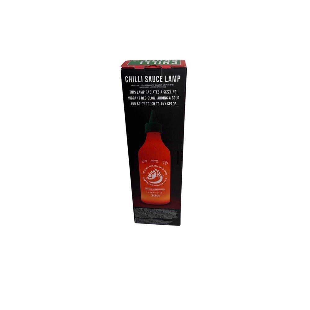 Gift Republic Chilli Sauce Lamp Sriracha Style Red LED Night Light USB Powered